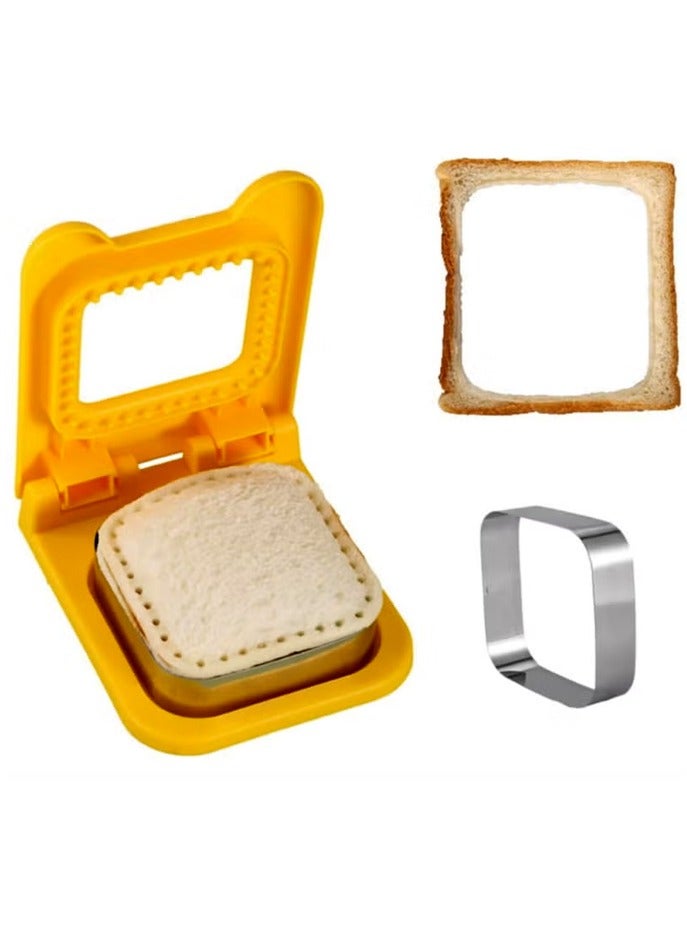 Uncrustable Sandwich Maker Cutters for Kids Lunch,Mini Cookie Cutter and Sealer - Image 1